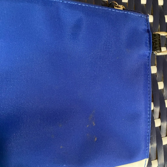 Longchamp Blue and White Cosmetic Bag - Picture 4 of 6